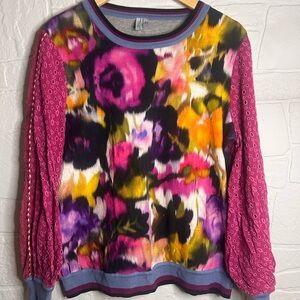 Vibrant Floral Women's Blouse